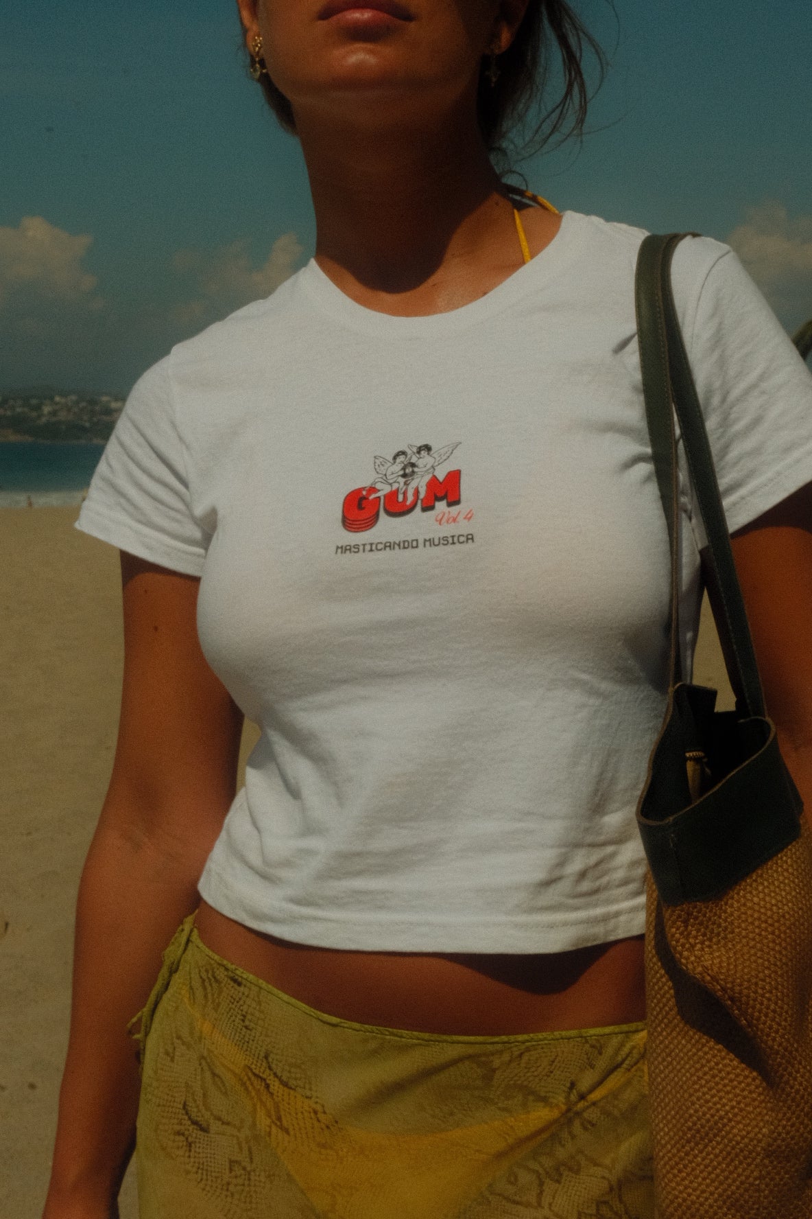 Croptop Mujer Vinyl Angels